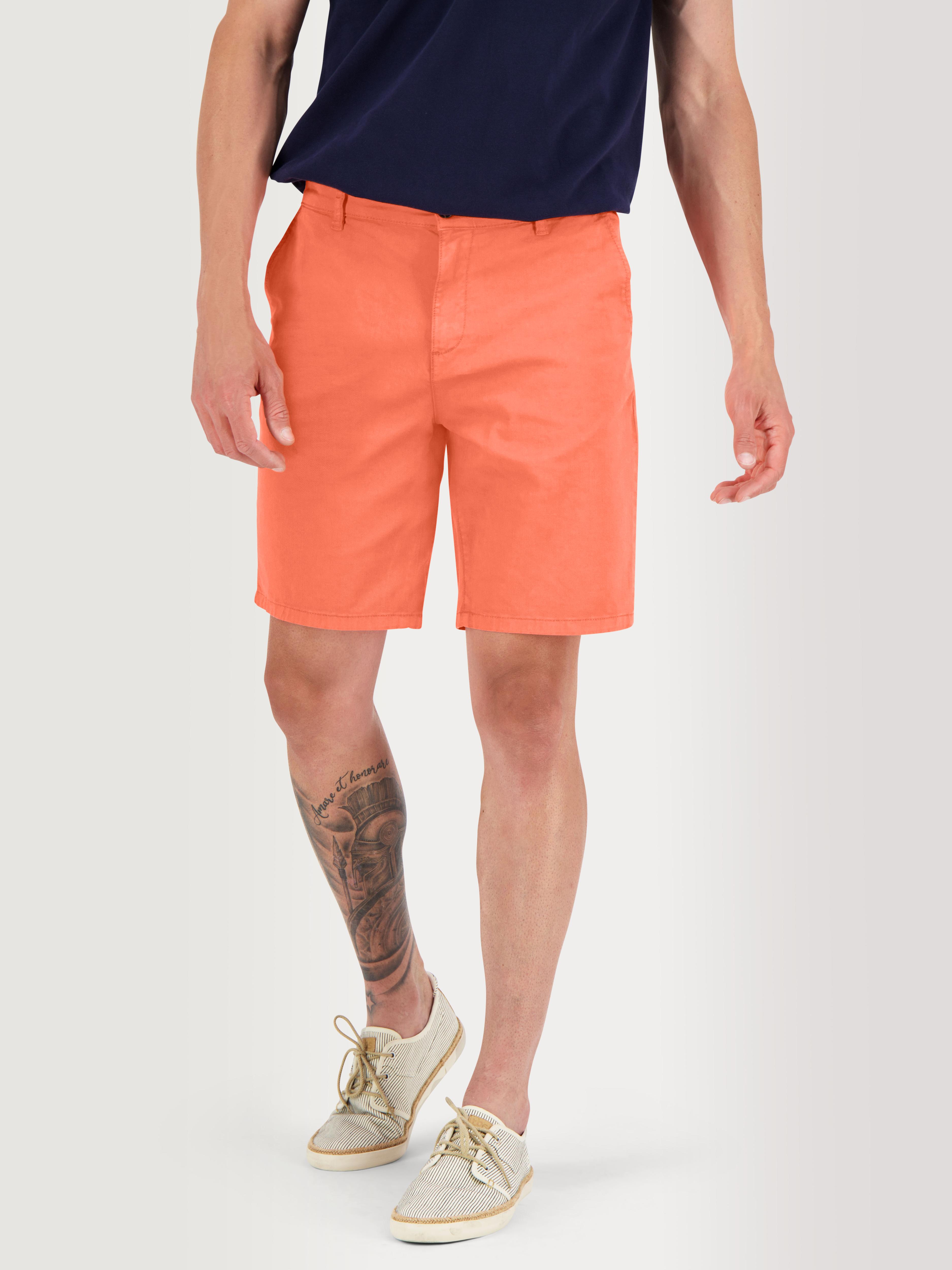 Short En Cuir Bel Air Taille M - Couleur Corail, 100% Cuir, Neuf Avec étiquettes, Coupe Régulière