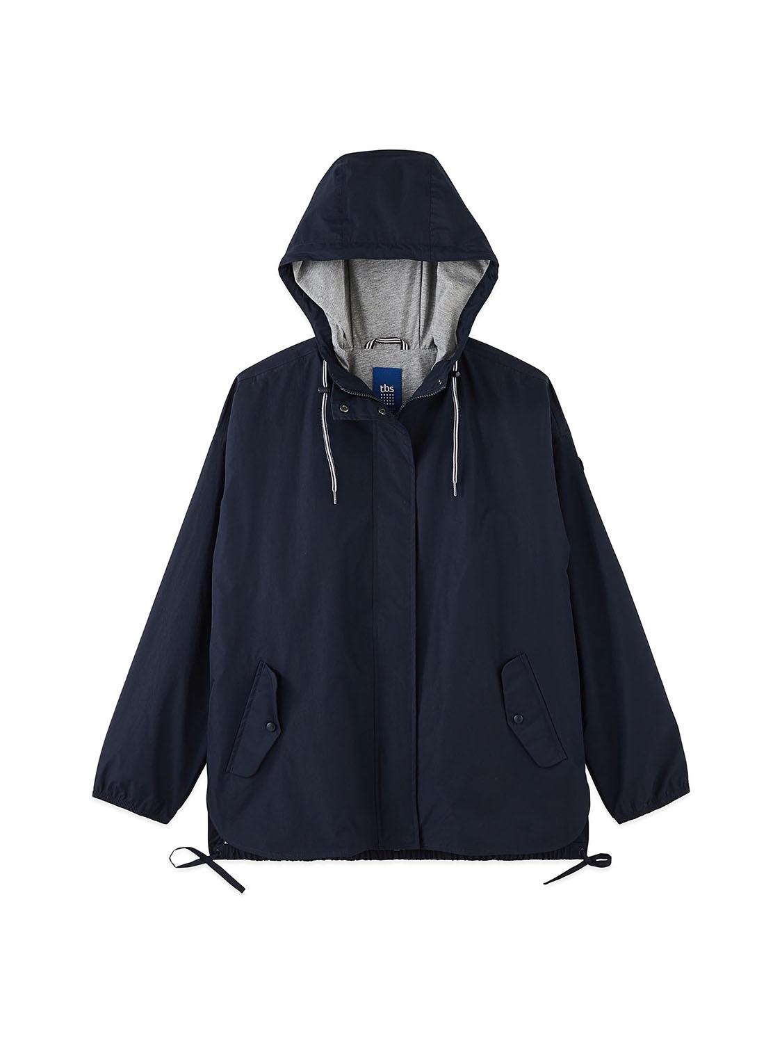 Veste Femme Impermeablea Capuche Marine tbs