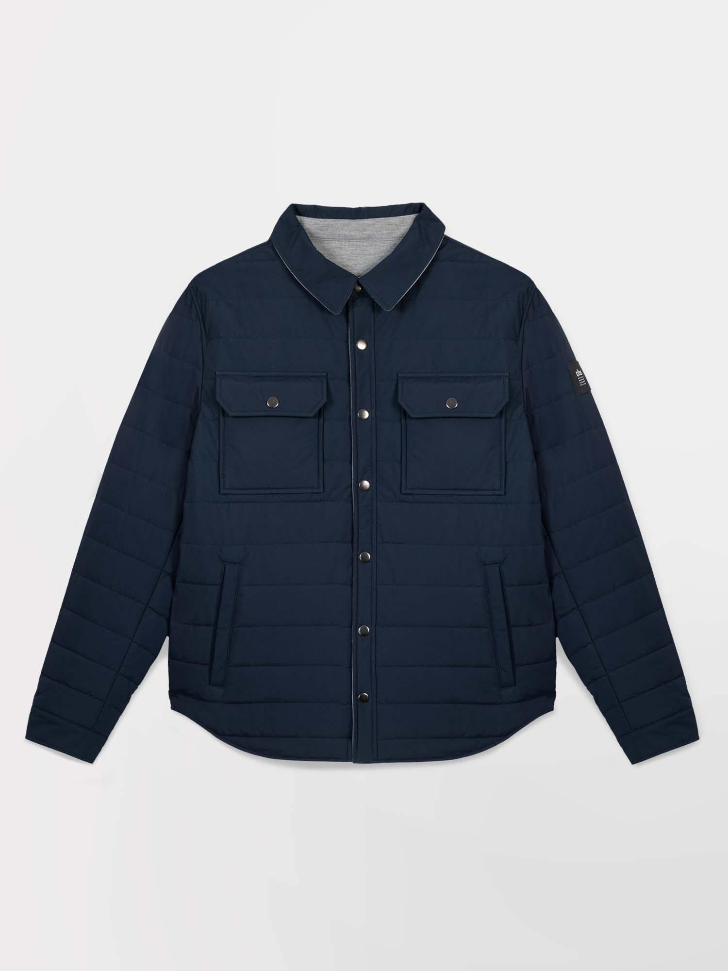 Veste Homme Reversible 4 poches Marine et Gris tbs