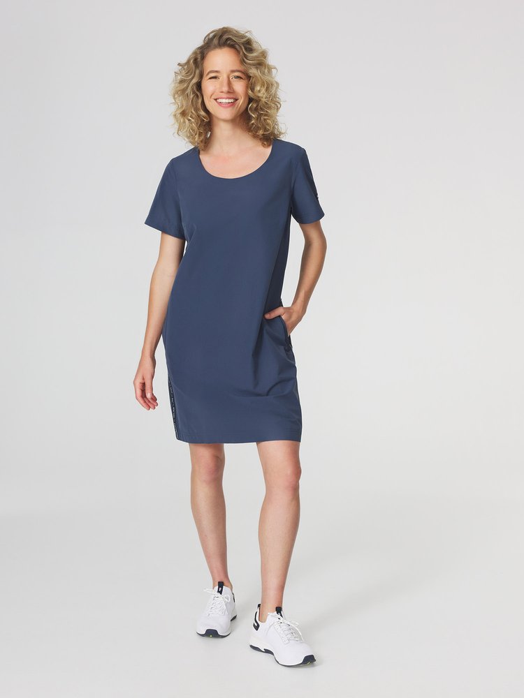 Robe courte Deliarob - Couleur bleu marine - Pour Femme - TBS - Taille 38