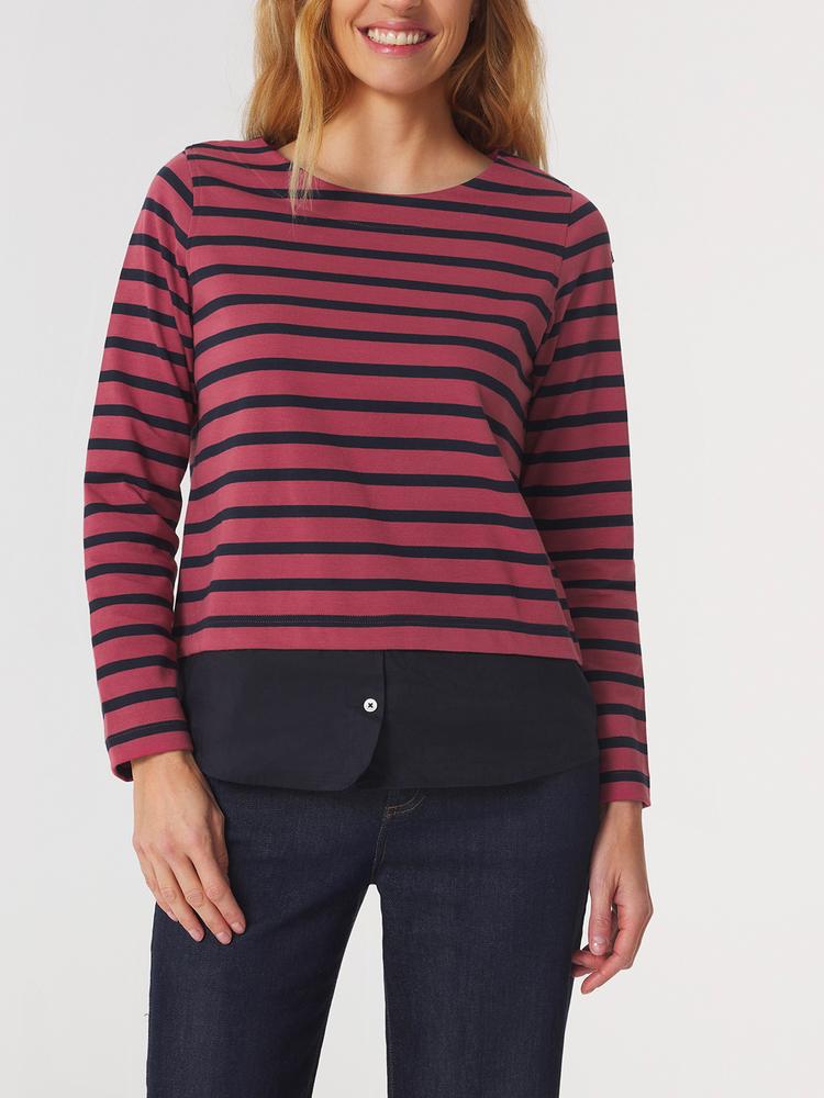Sweat Aliyaron - Couleur rose/rouge - Pour Femme - TBS - Taille M
