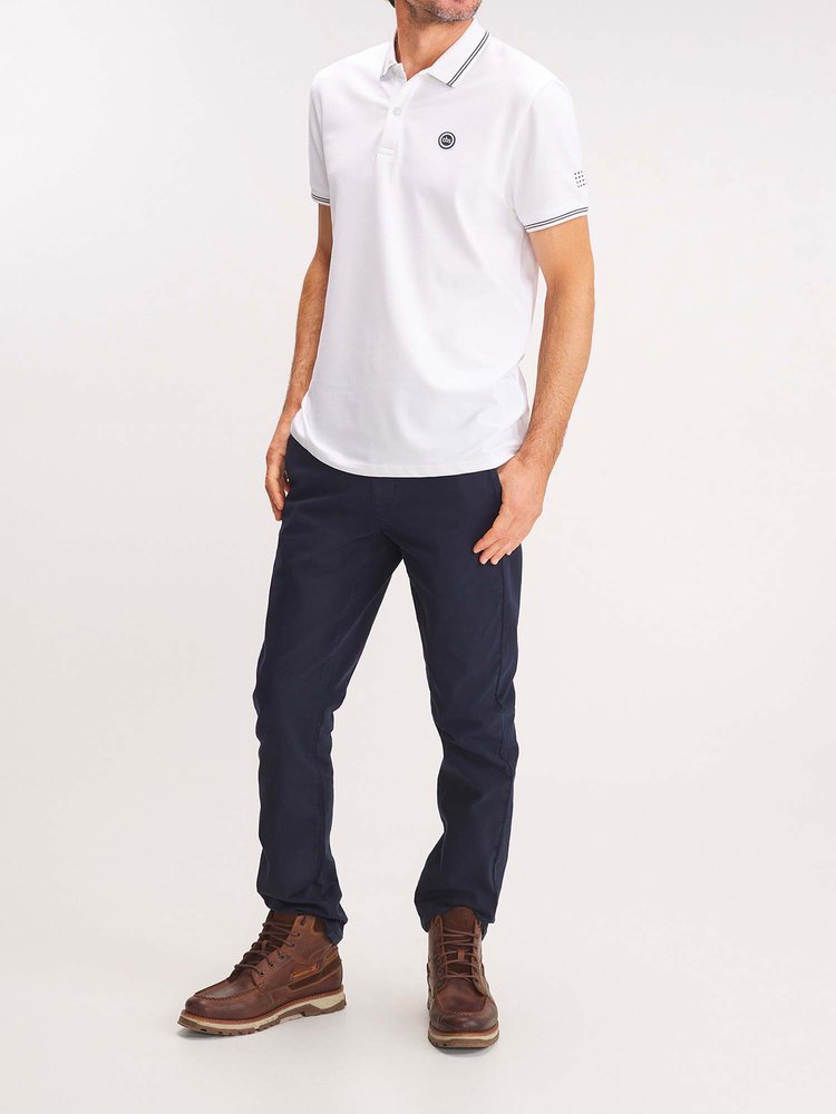 Polo manches courtes Attonpol - Couleur blanc - Pour Homme - TBS - Taille L