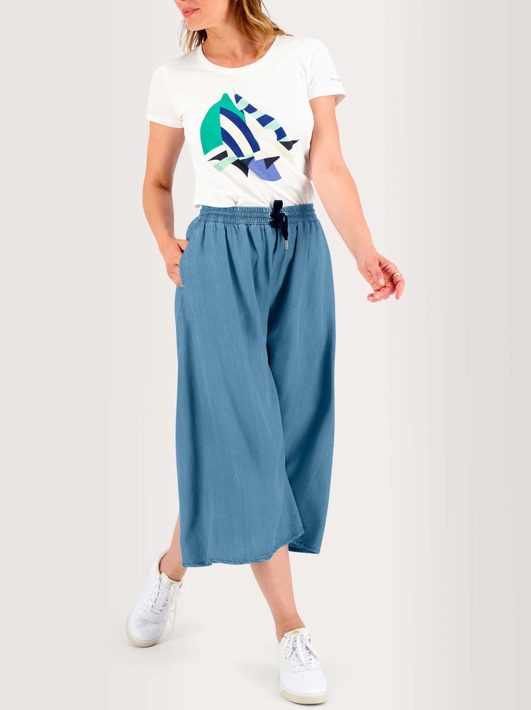 Jupe longue Livvyjup - Couleur bleu - Pour Femme - TBS - Taille 36