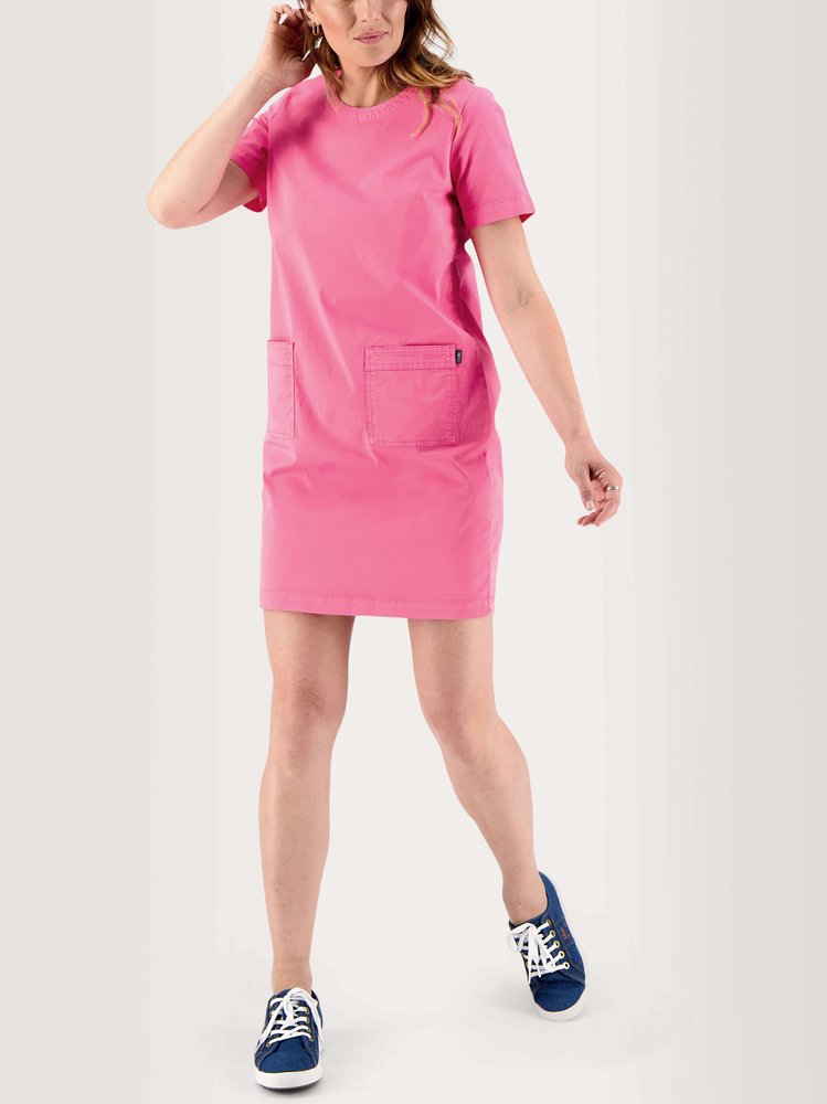 Robe courte Santanew - Couleur rose/rouge - Pour Femme - TBS - Taille 48