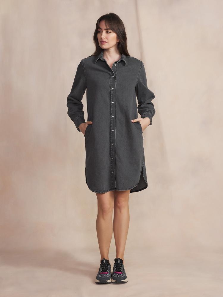 Robe courte Fahrarob - Couleur gris - Pour Femme - TBS - Taille 40