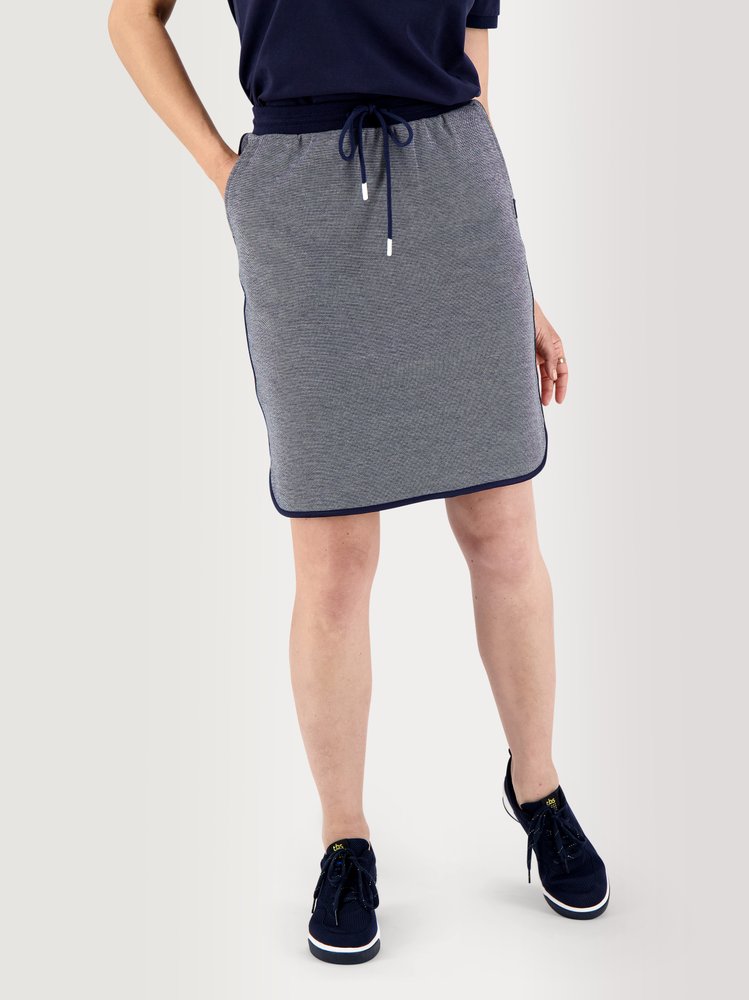 Jupe courte Lankyjup - Couleur bleu marine - Pour Femme - TBS - Taille 38