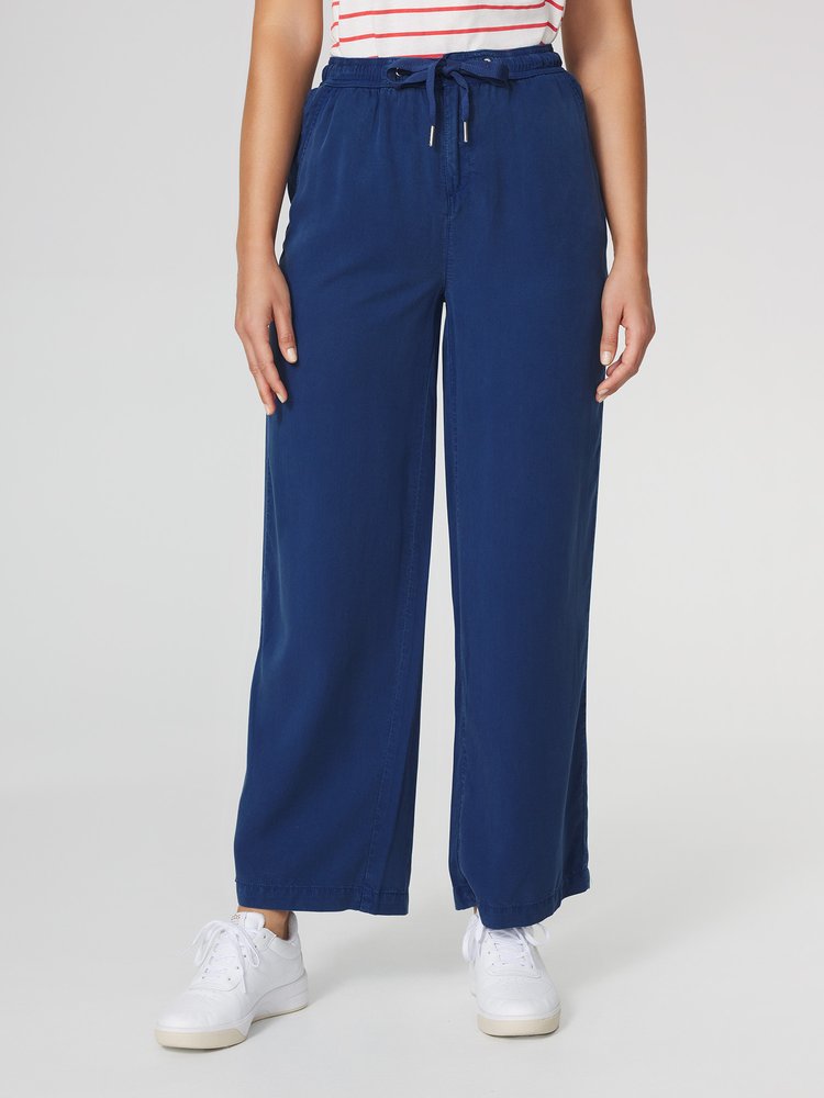 Pantalon 7/8 Myrnopan - Couleur bleu - Pour Femme - TBS - Taille 38