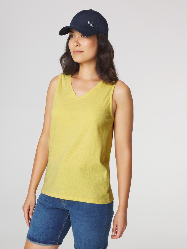 T-Shirt Adinadeb - Couleur jaune/orange - Pour Femme - TBS - Taille XXL