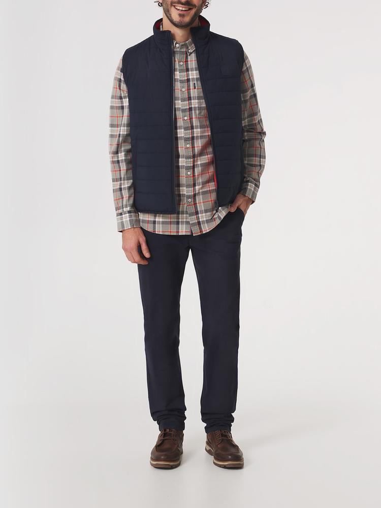 Doudoune sans manches Josefsan - Couleur bleu marine - Pour Homme - TBS - Taille 4XL