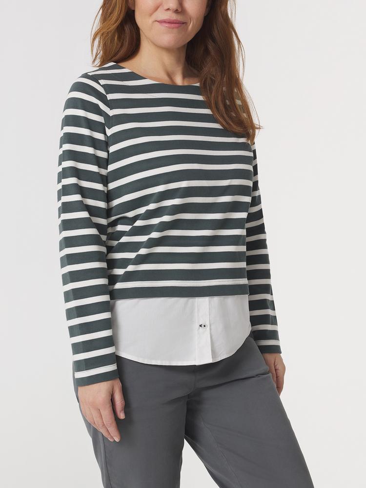 Sweat Aliyaron - Couleur vert - Pour Femme - TBS - Taille M