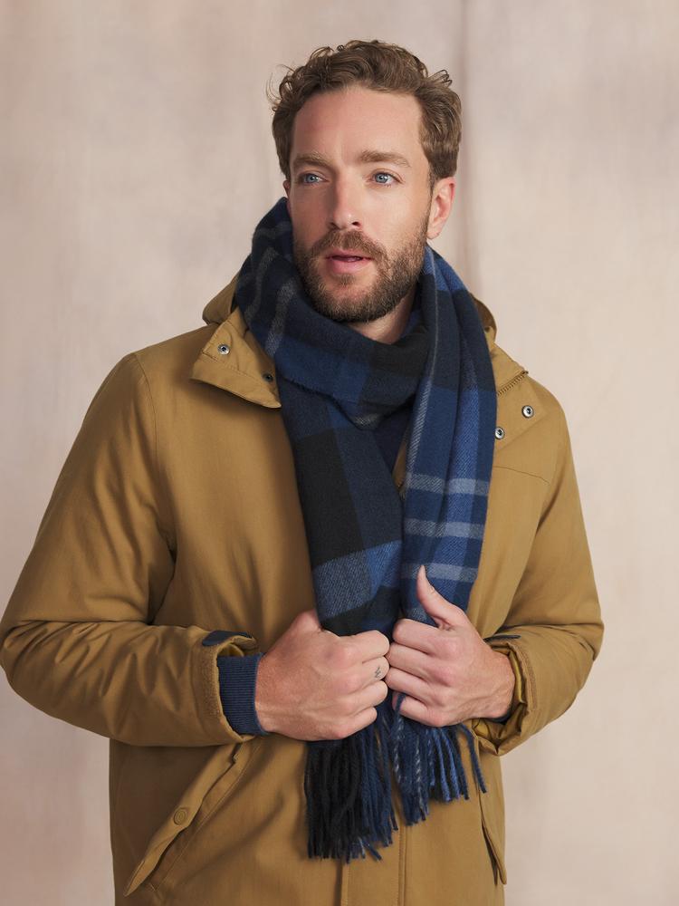 Écharpe Ethanne - Couleur bleu - Pour Homme - TBS - Taille TU