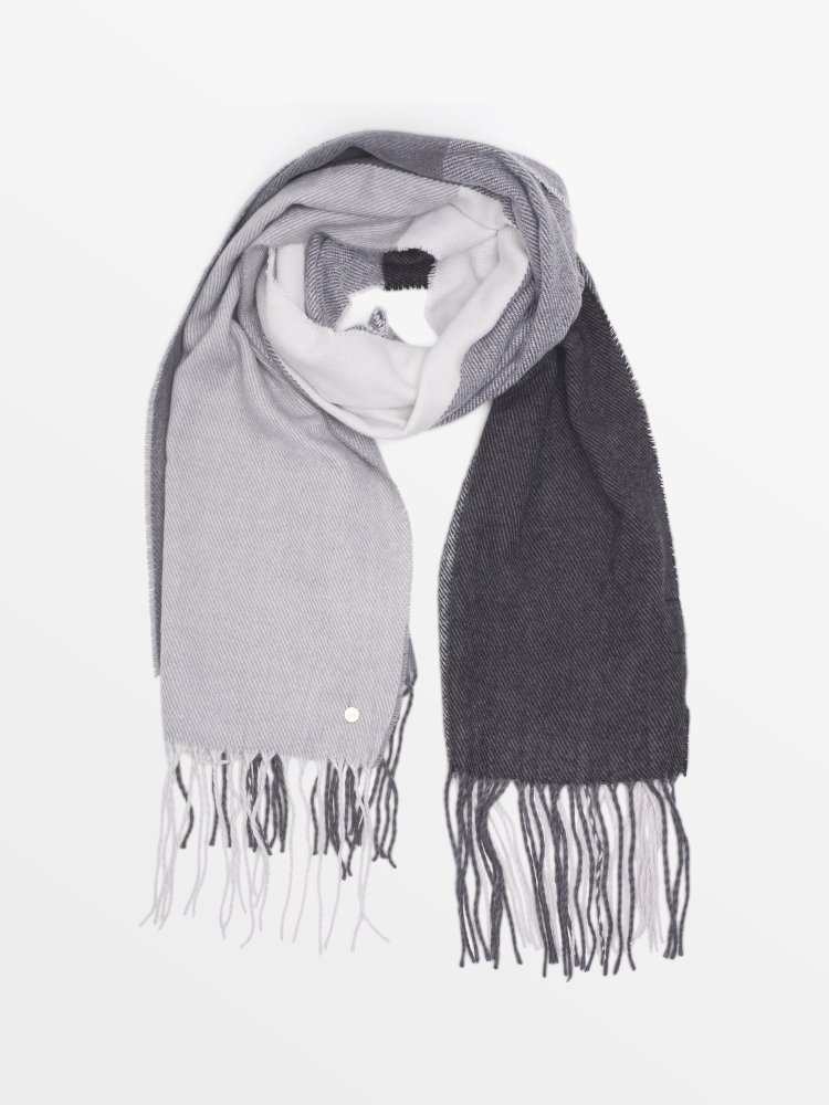 Écharpe Bigercha19231 - Couleur gris - Pour Femme - TBS - Taille TU