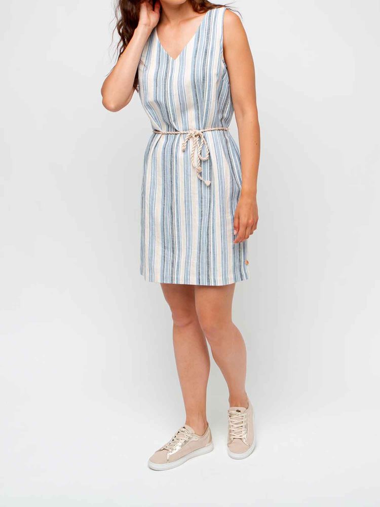 Robe courte Sihamrob19352 - Couleur bleu - Pour Femme - TBS - Taille 38