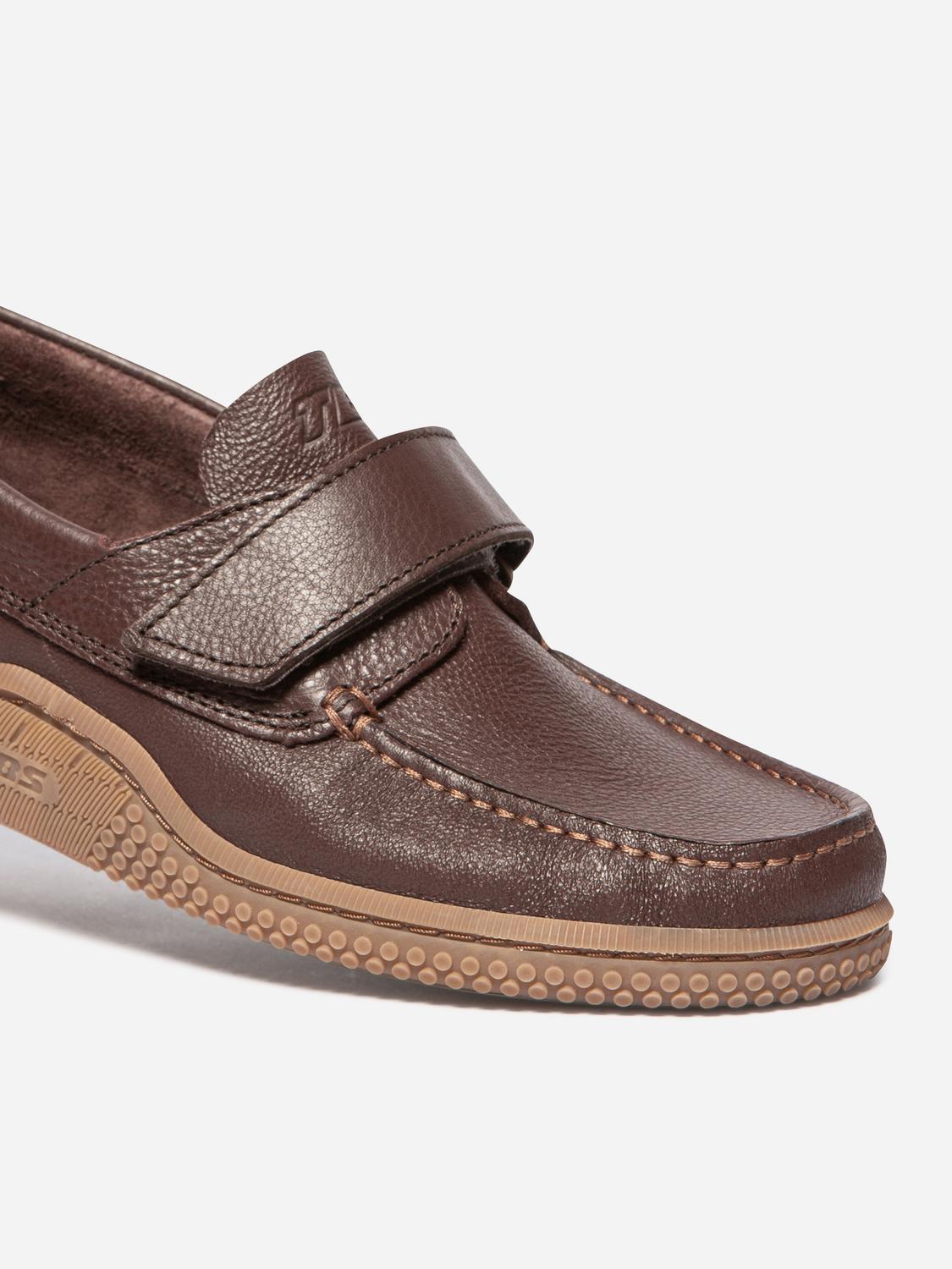Men's boat shoes Chocolate GALAIS