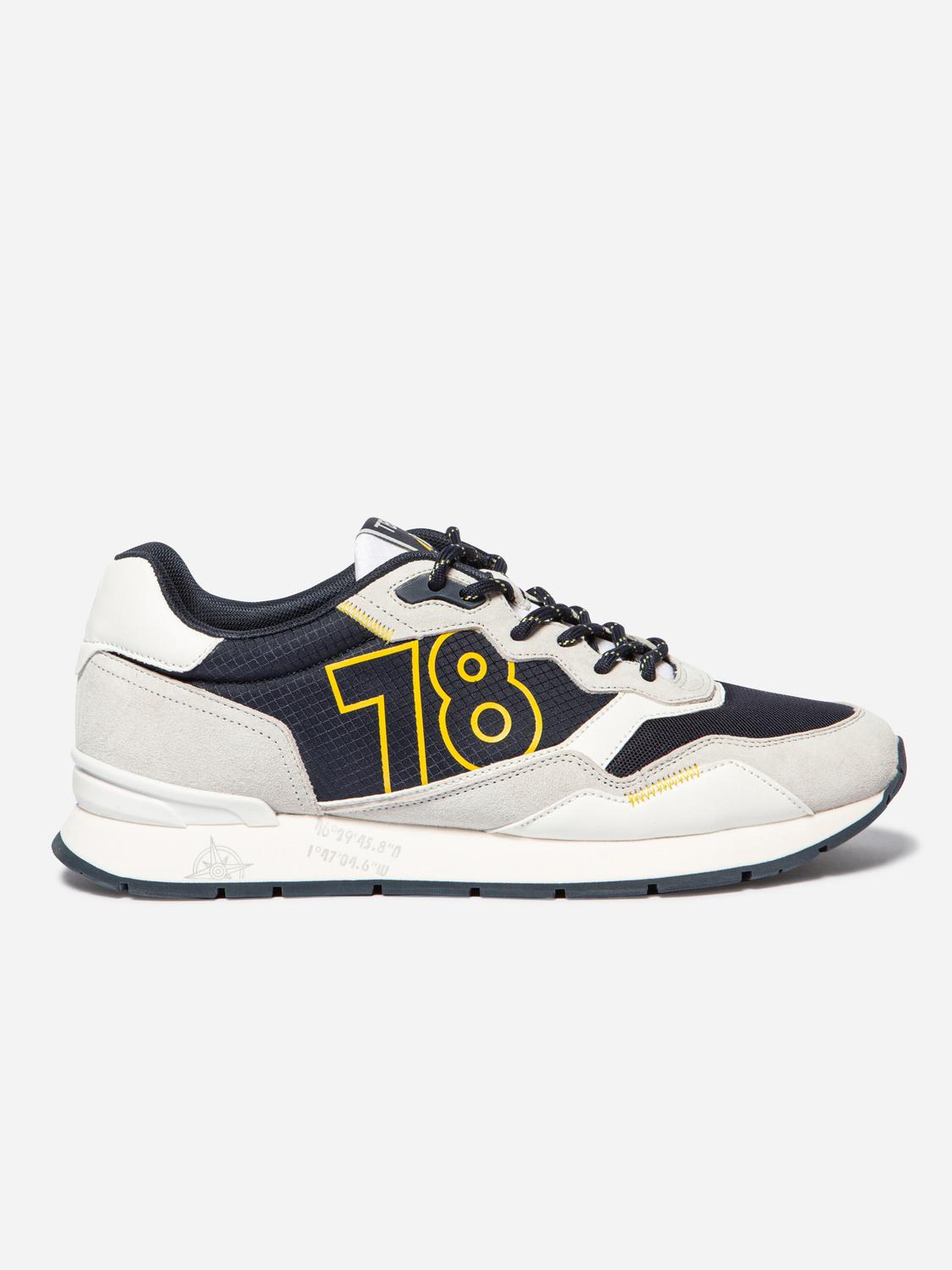 Men's running shoes Navy and White DJONBOT