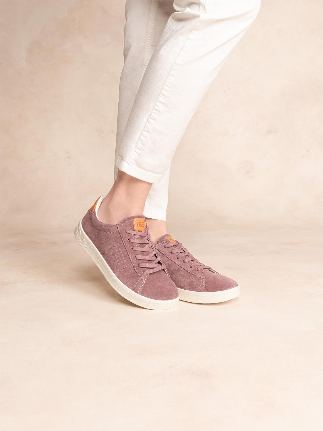 Baskets Femme Fabrication Française Cuir Marron FELICIE Baskets Femme Fabrication Française Cuir Marron FELICIE