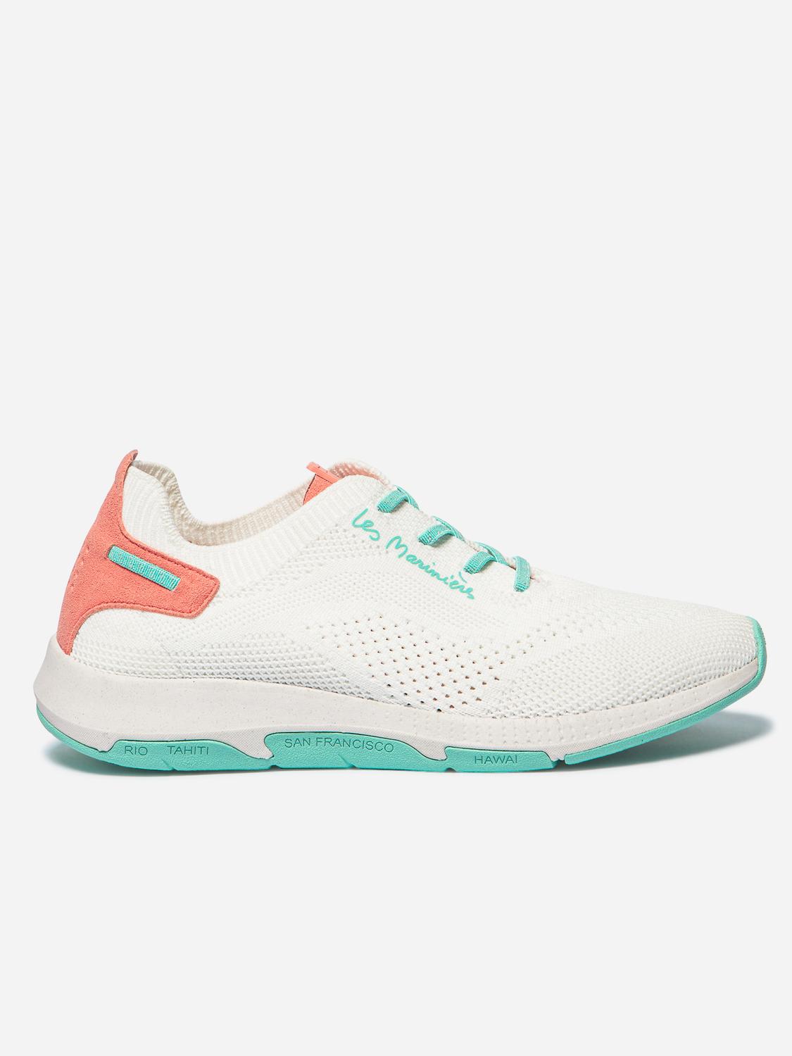 Running femme blanc peche opaline JAZWAVE