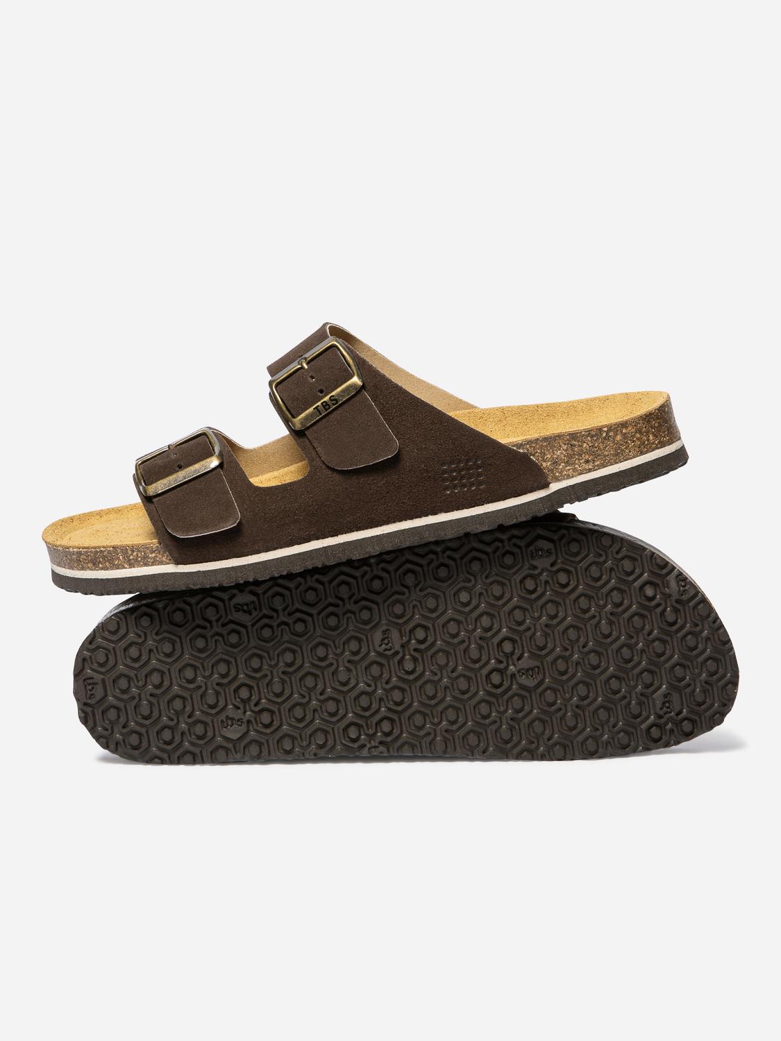 Mules homme chocolat NEYLANN