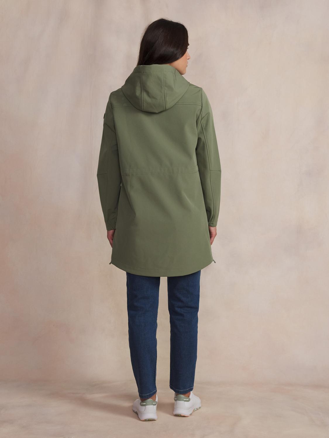 Veste Longue Femme Imperméable A Capuche Vert FANNYLON