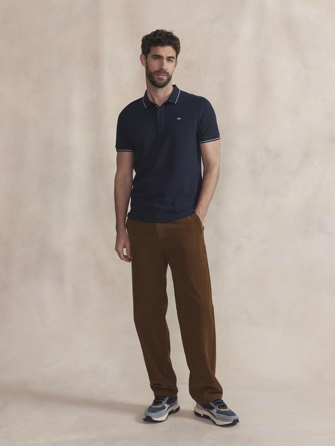 Men's polo shirt Navy DARELPOL