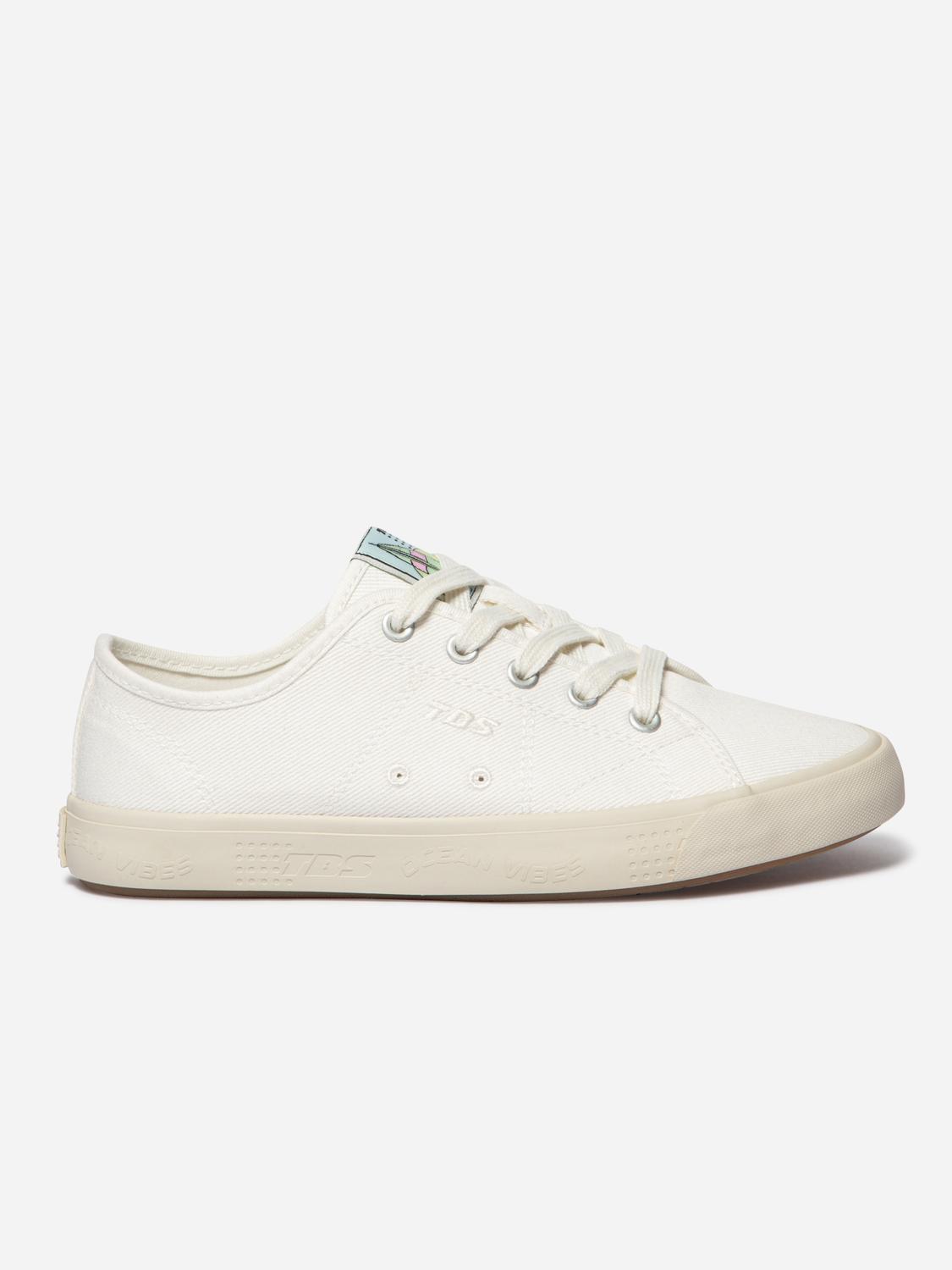 Tennis en toile femme off-white FRIDDAH