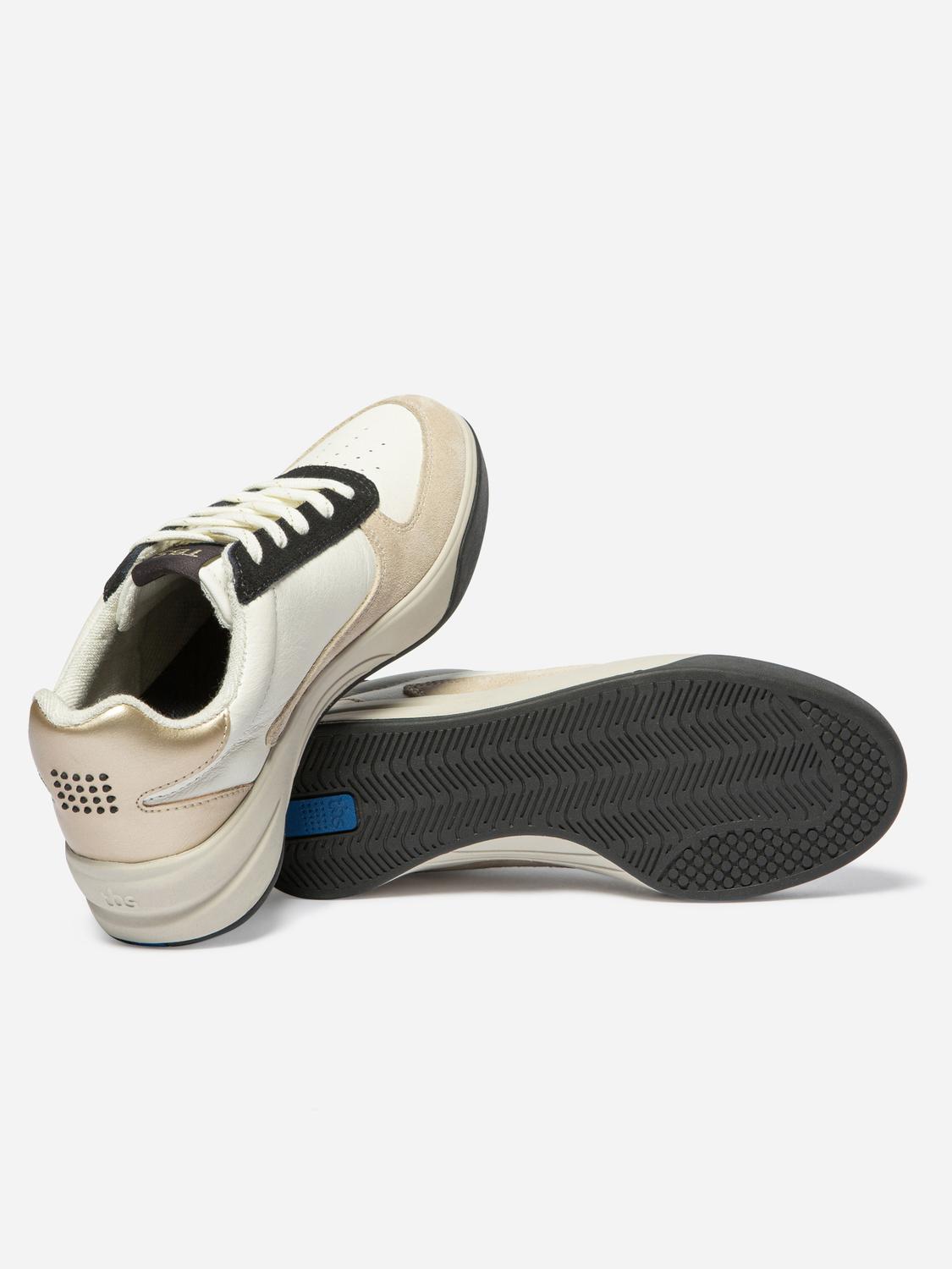 Tennis Femme Cuir Blanc CORALIE