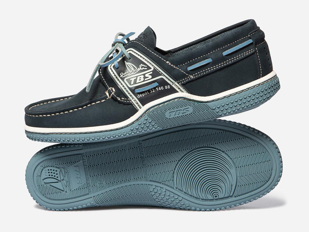 Chaussures bateau homme navy et chambray GLOBEK