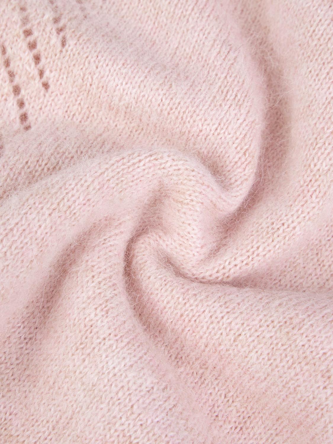 Pull fabriqué en France rose Victoire