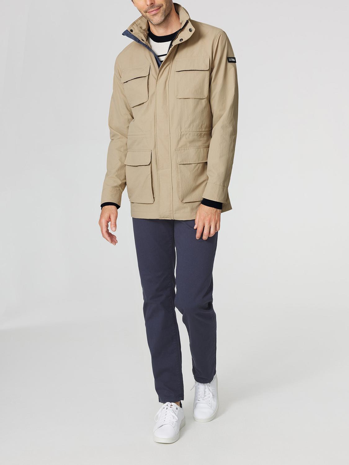 Veste Homme Col montant Beige JAMALVES