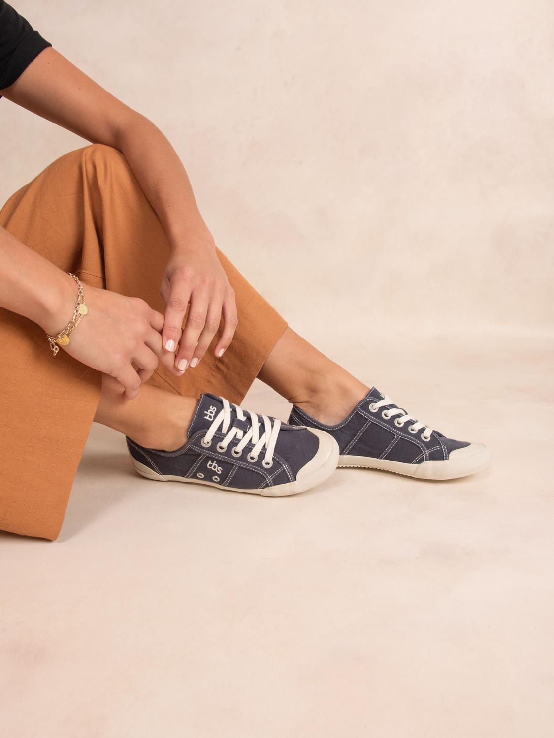 Tennis Femme Textile Bleu OPIACE