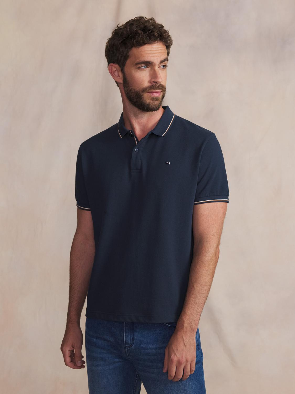 Polo homme navy DARELPOL