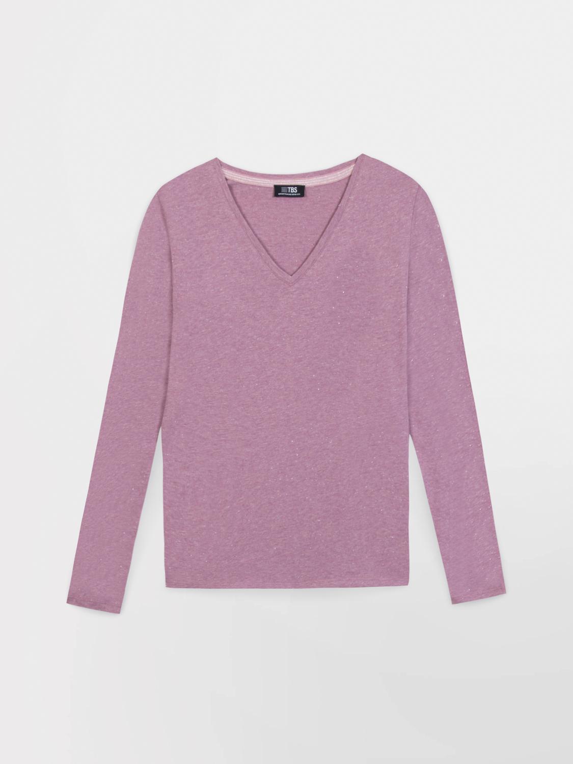 Tee Shirt Femme Manche Longues Coton Rouge ADINALON Tee Shirt Femme Manche Longues Coton Rouge ADINALON