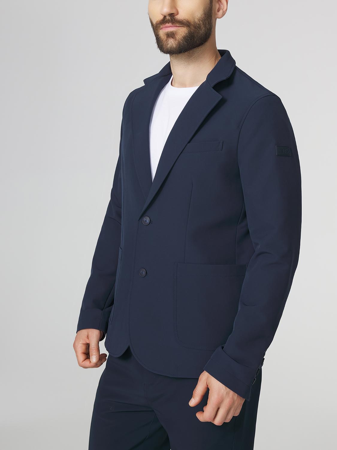 Veste Homme Zippée et Boutonnée Marine FLEEXVES