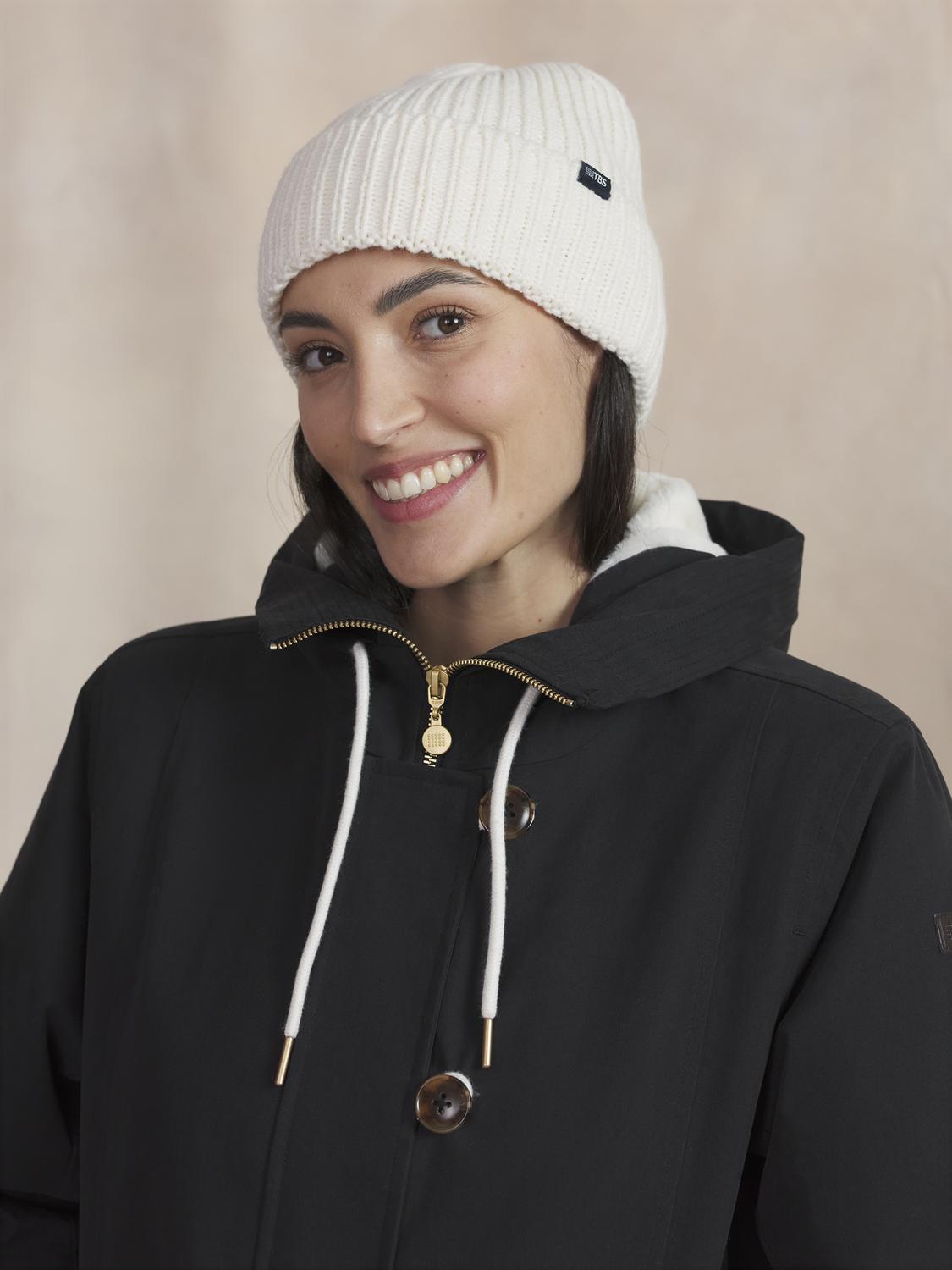 Bonnet Mixte Textile Craie MANUBON