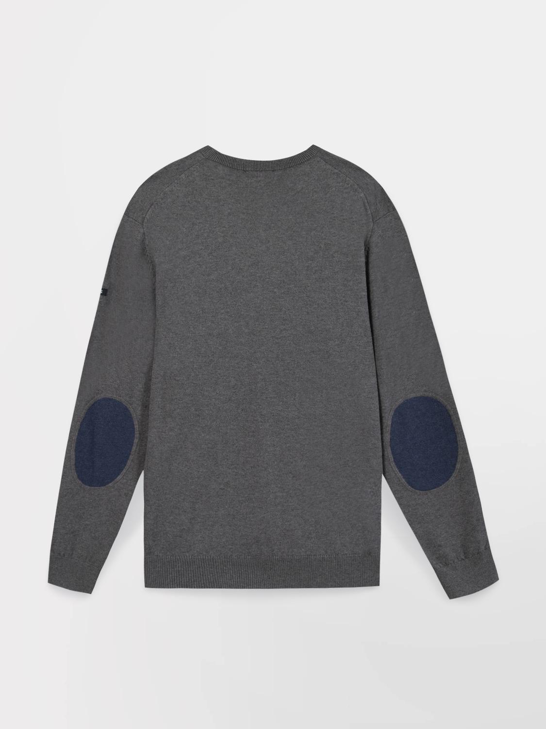 Pull Granit Manches Longues Gris MALIKVER