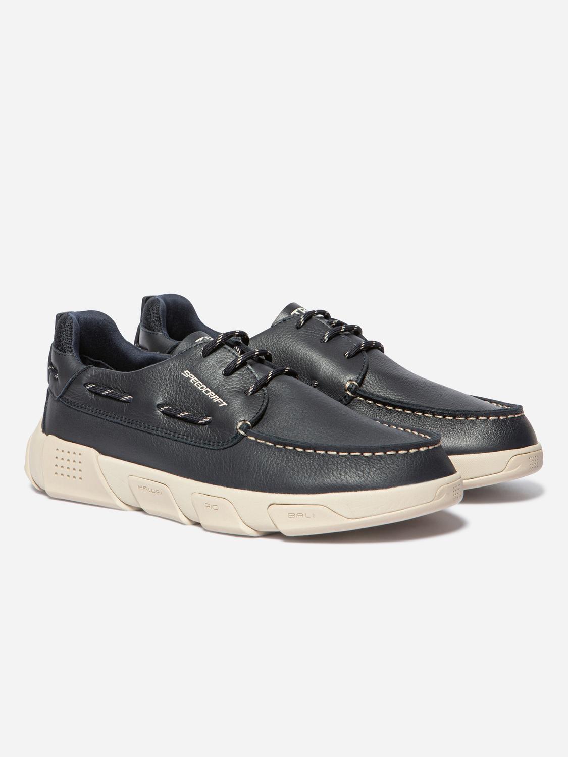 Chaussures bateau homme navy JAZZSEA