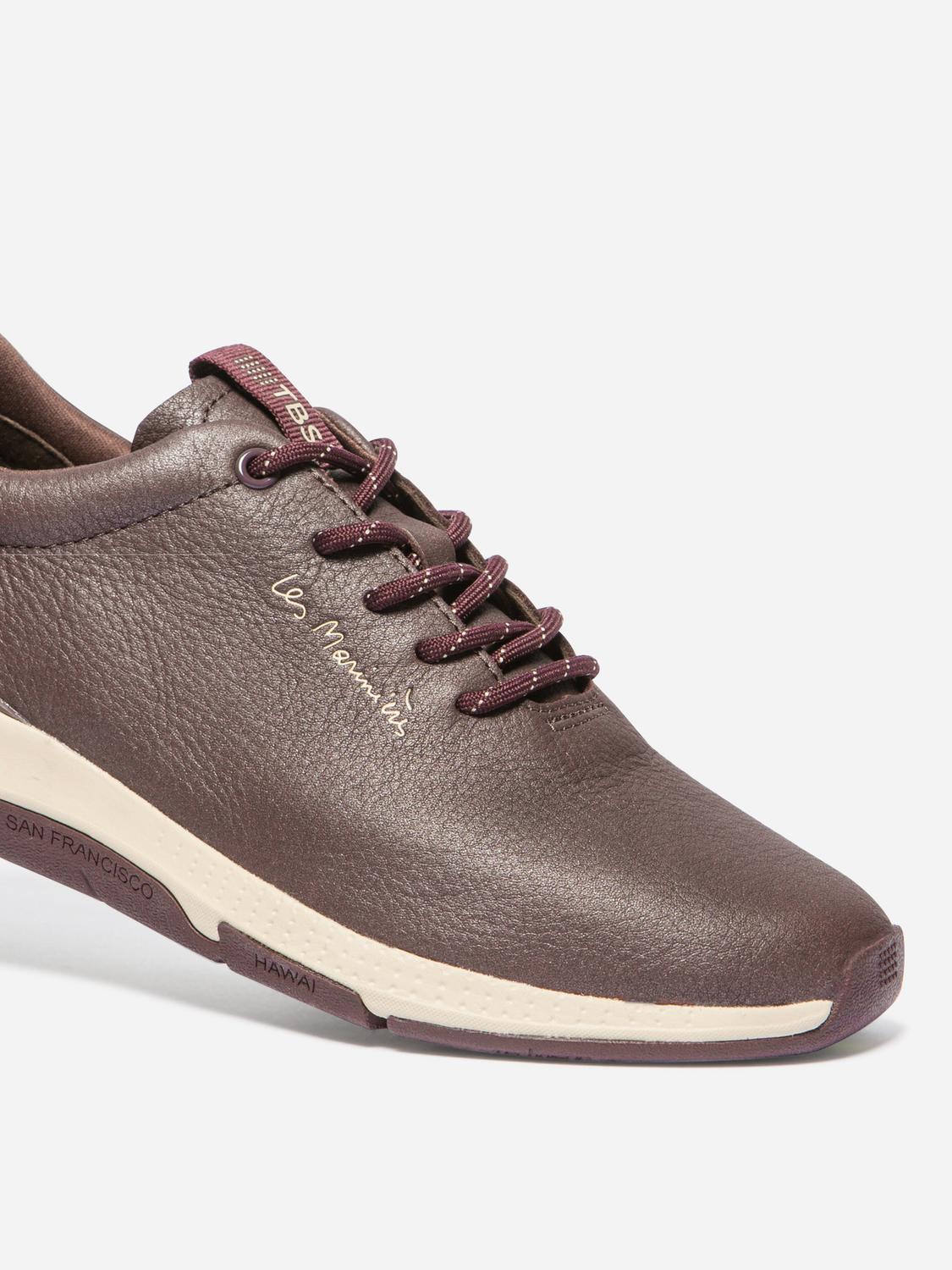 Running Femme Doublée Textile Cuir Synagot JAZZRUN
