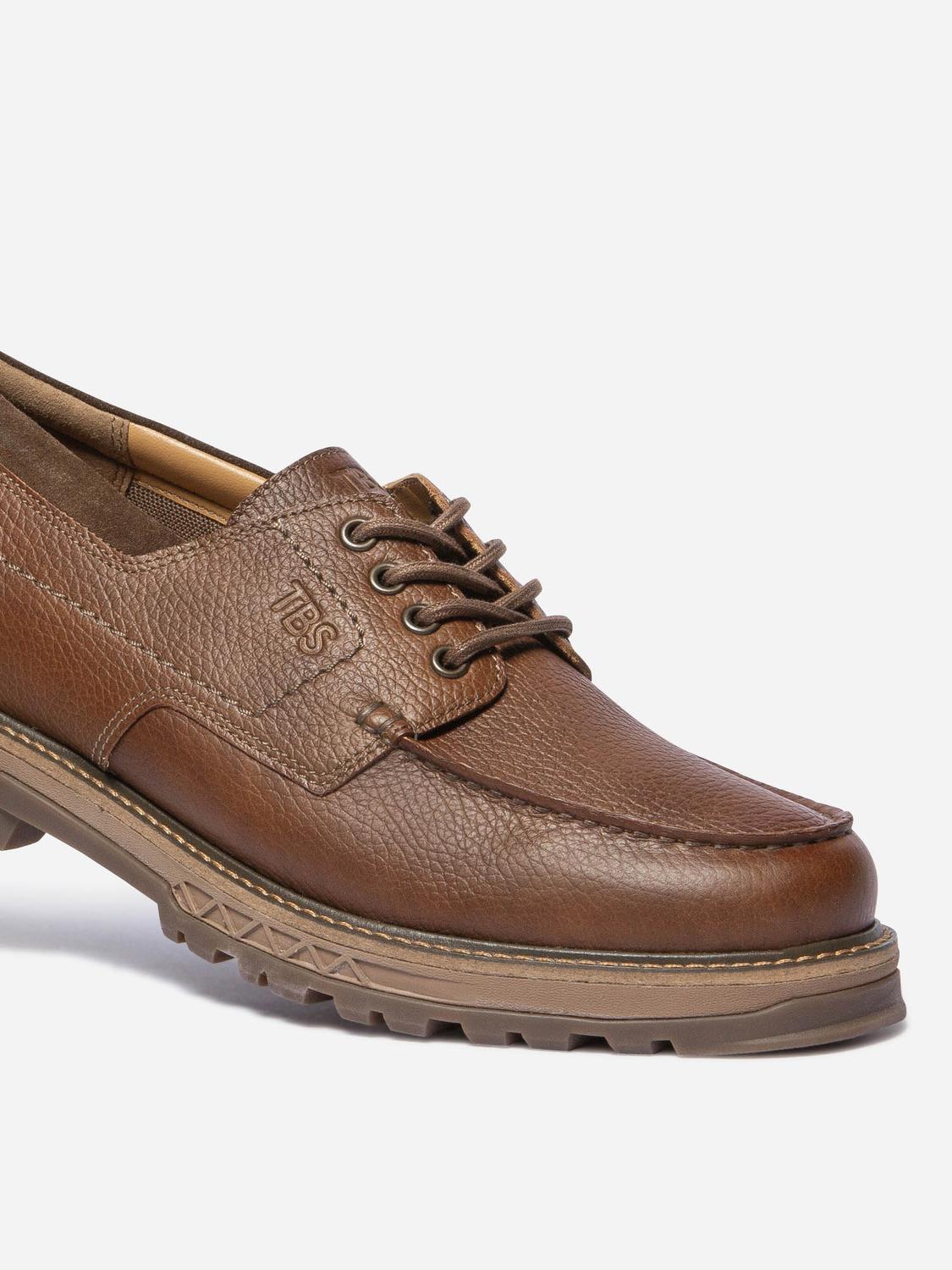 Chaussures Bateaux Homme Cuir Marron MALEREY