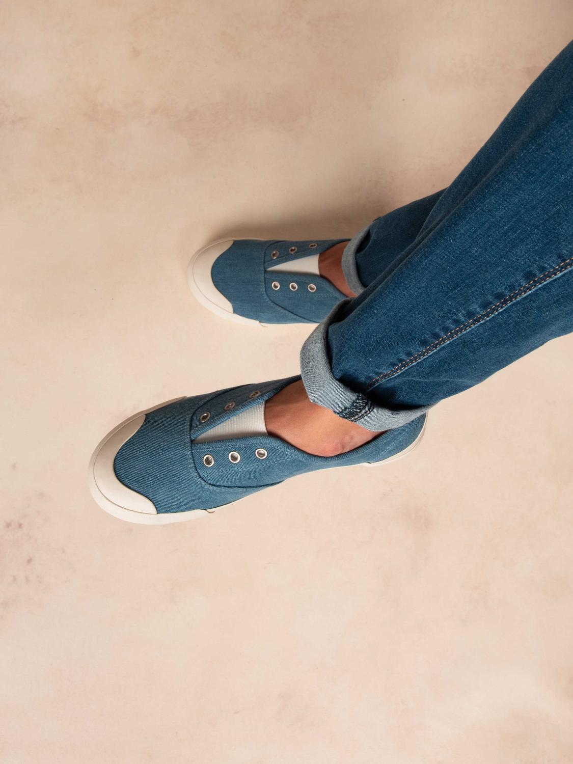 Tennis en toile femme jean OPALINE