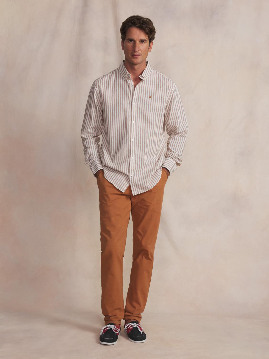 Chemise homme teck STUDECHE