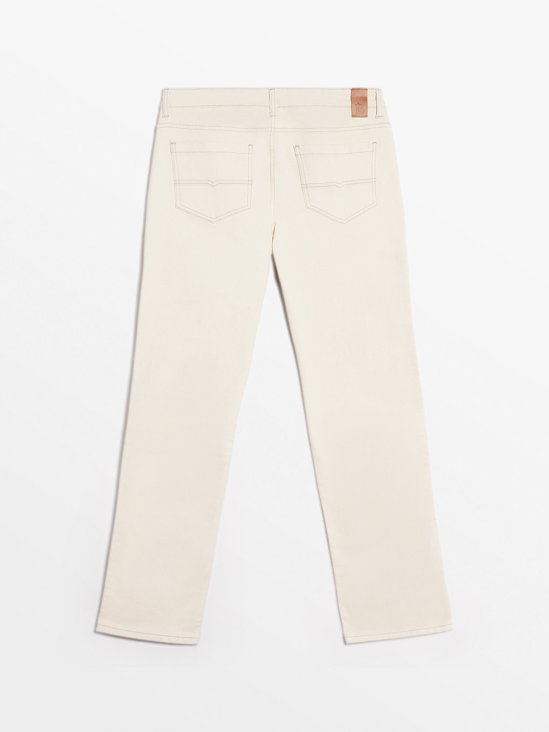 Jean Homme Coton Recyclé Beige