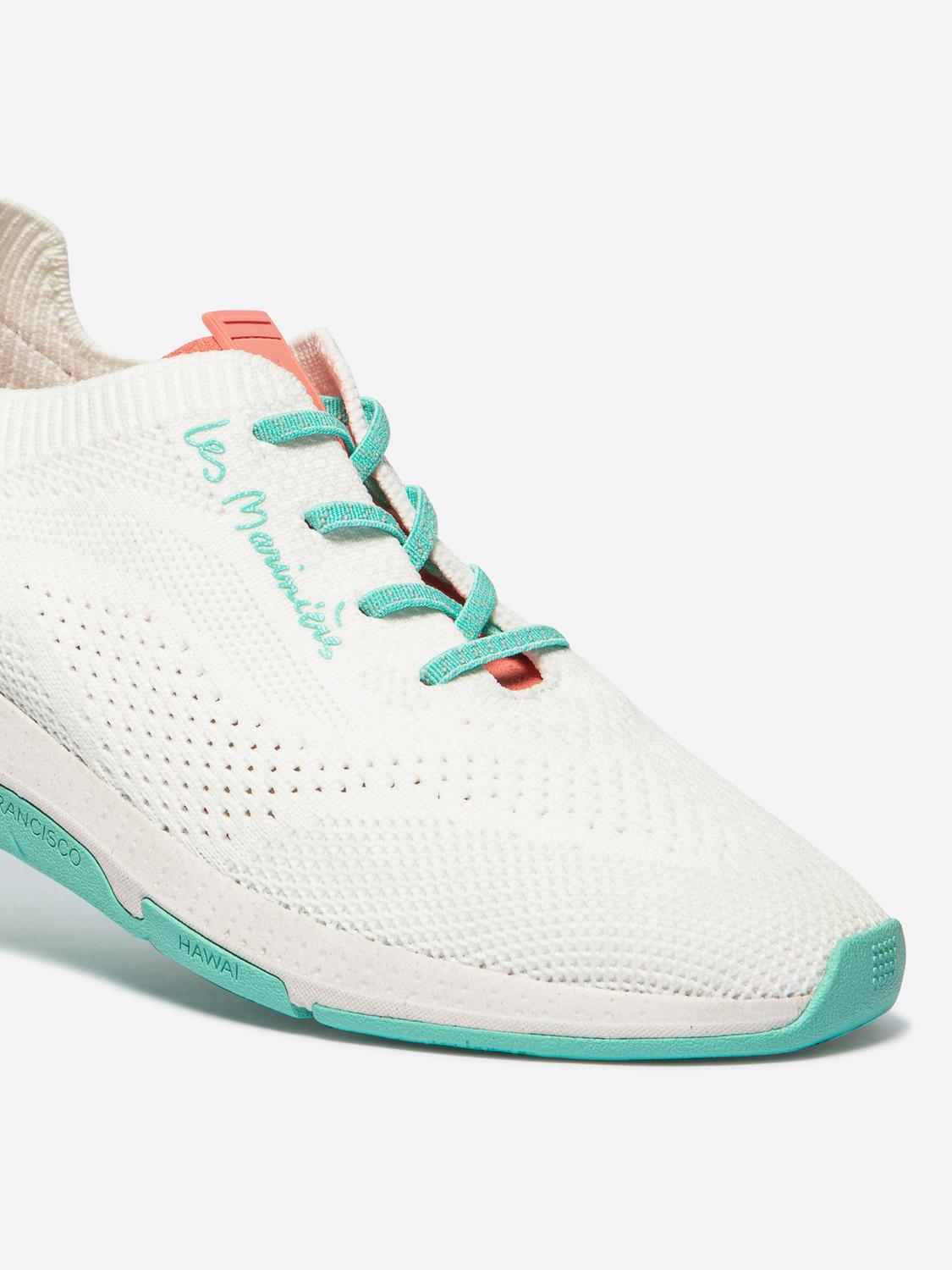 Running femme blanc peche opaline JAZWAVE
