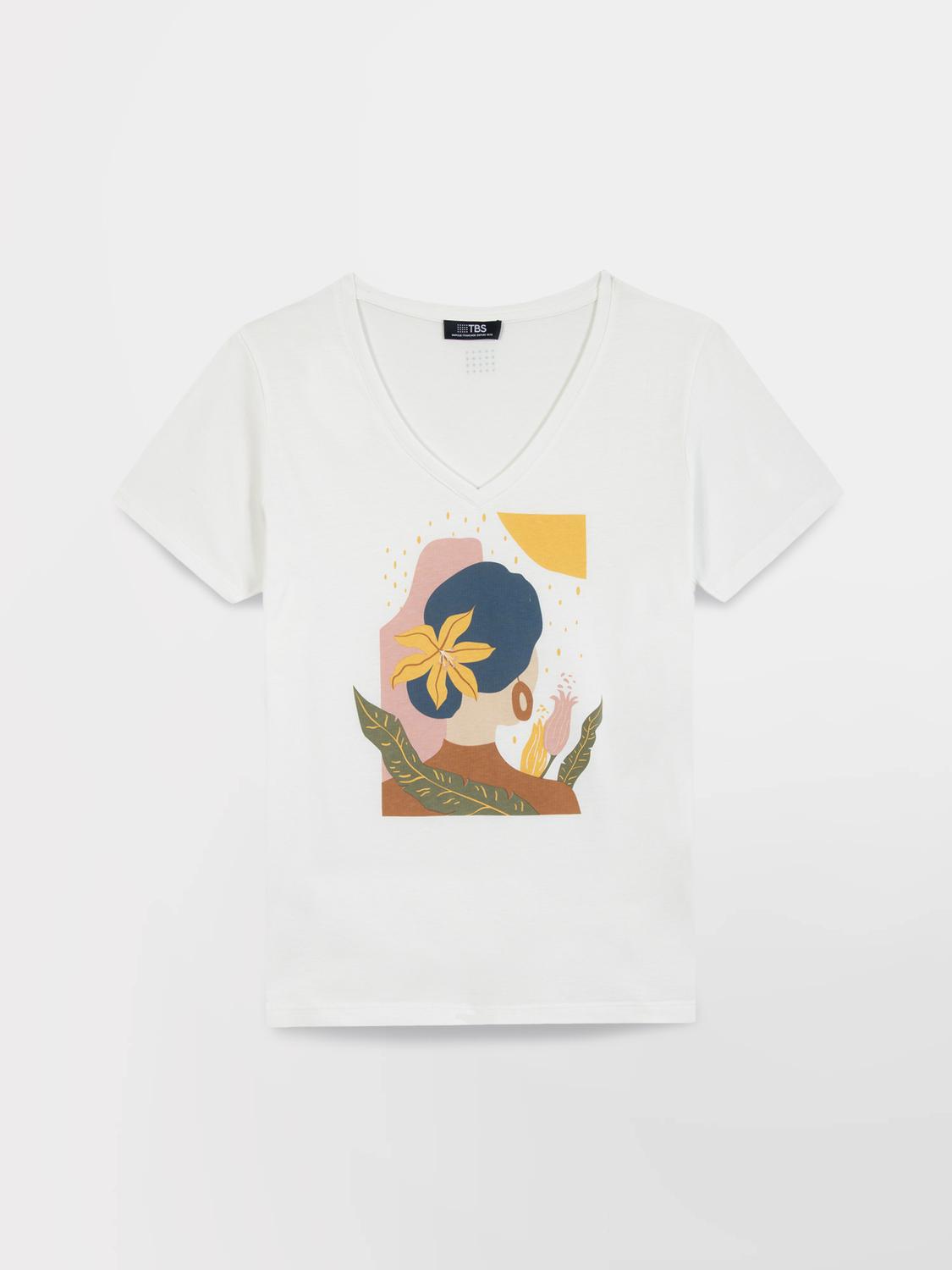 Tee-shirt en maille femme arctique SABBATEE