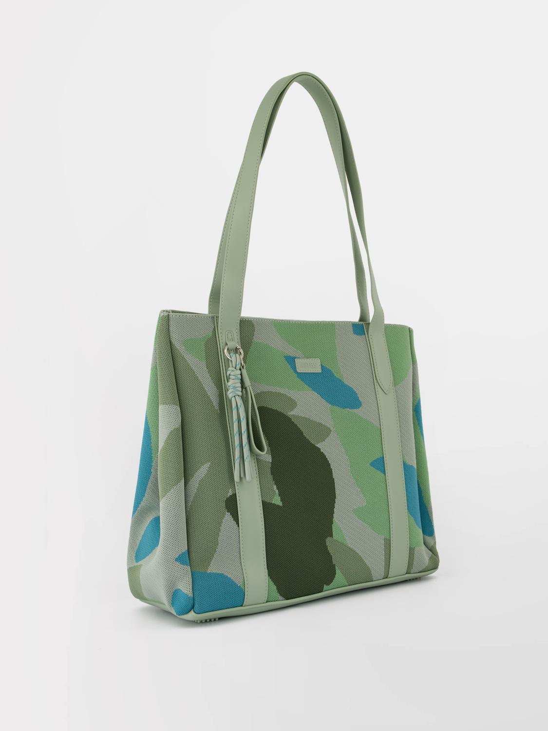 Sac cabas femme feuille argile JAZOVER