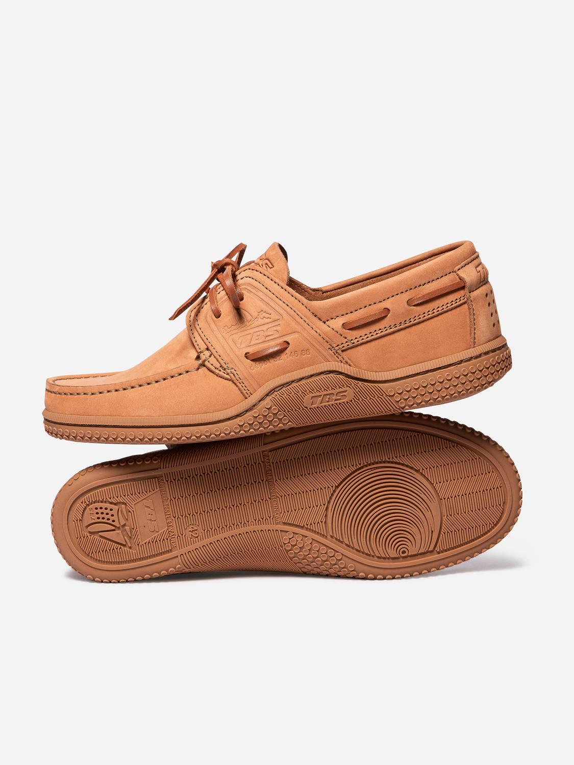 Men's boat shoes Terracotta GONIOX