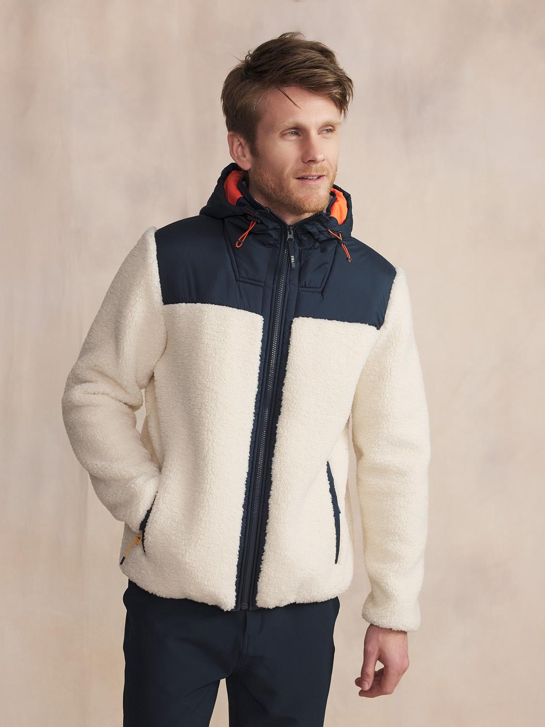 Sweat Sherpa Manches Longues Blanc LORISZIP Sweat Sherpa Manches Longues Blanc LORISZIP