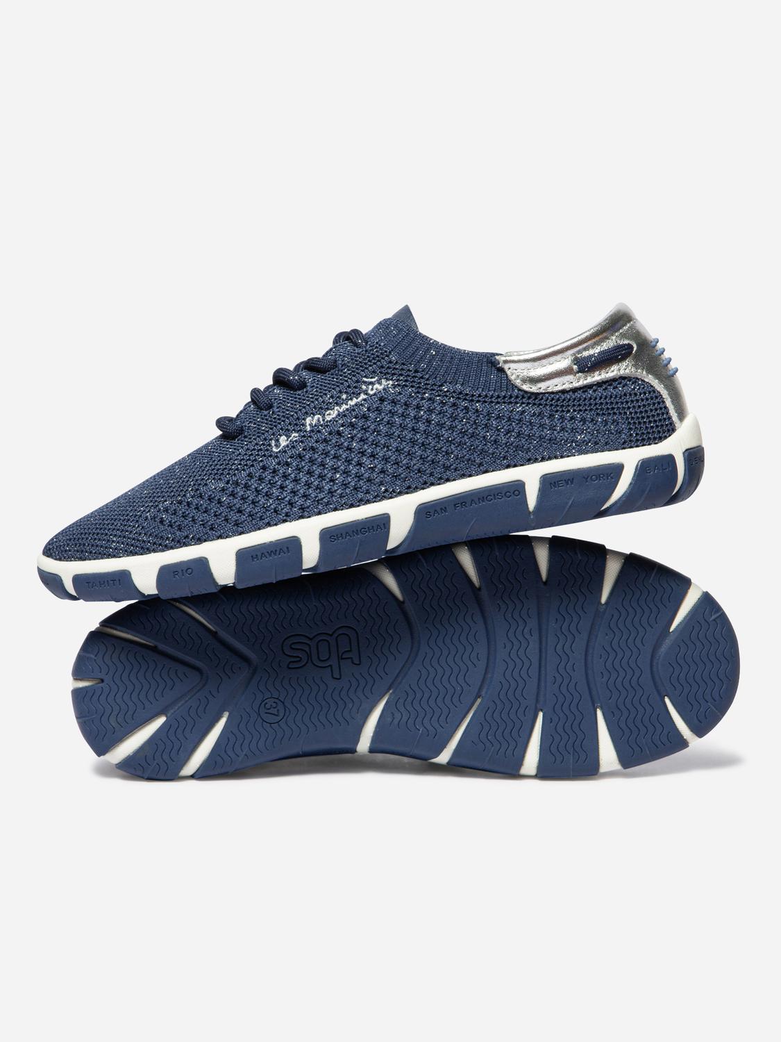 Tennis en toile femme chine regate et silver JAZARIA