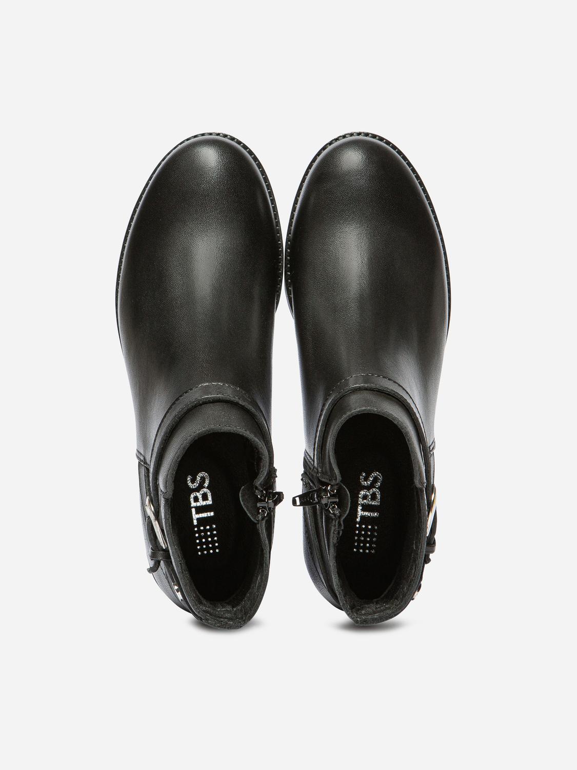 Bottillons Croco Noir Zipees FEROUZA Bottillons Croco Noir Zipees FEROUZA