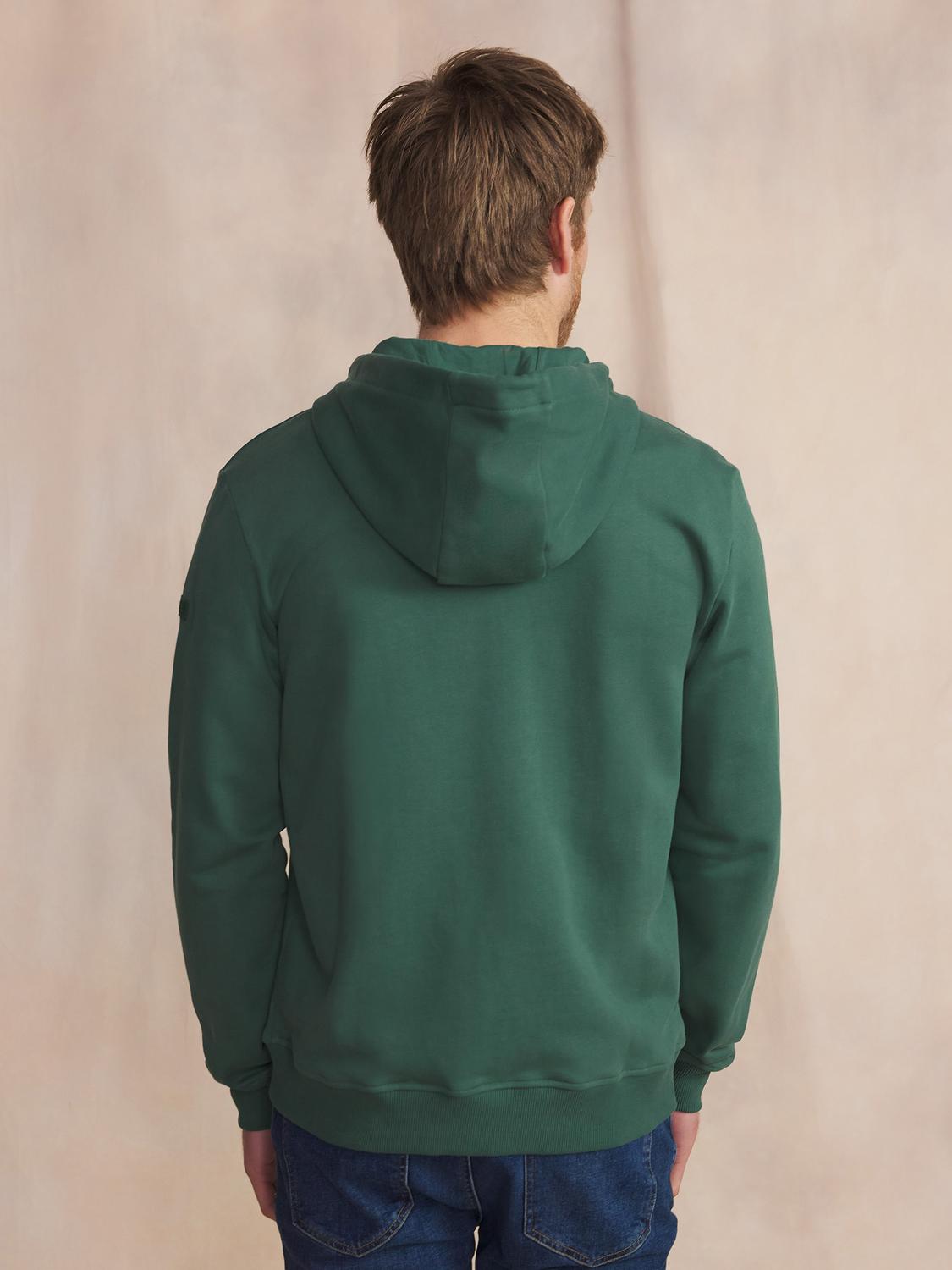 Sweat Sapin Manches Longues Vert JULINZIP
