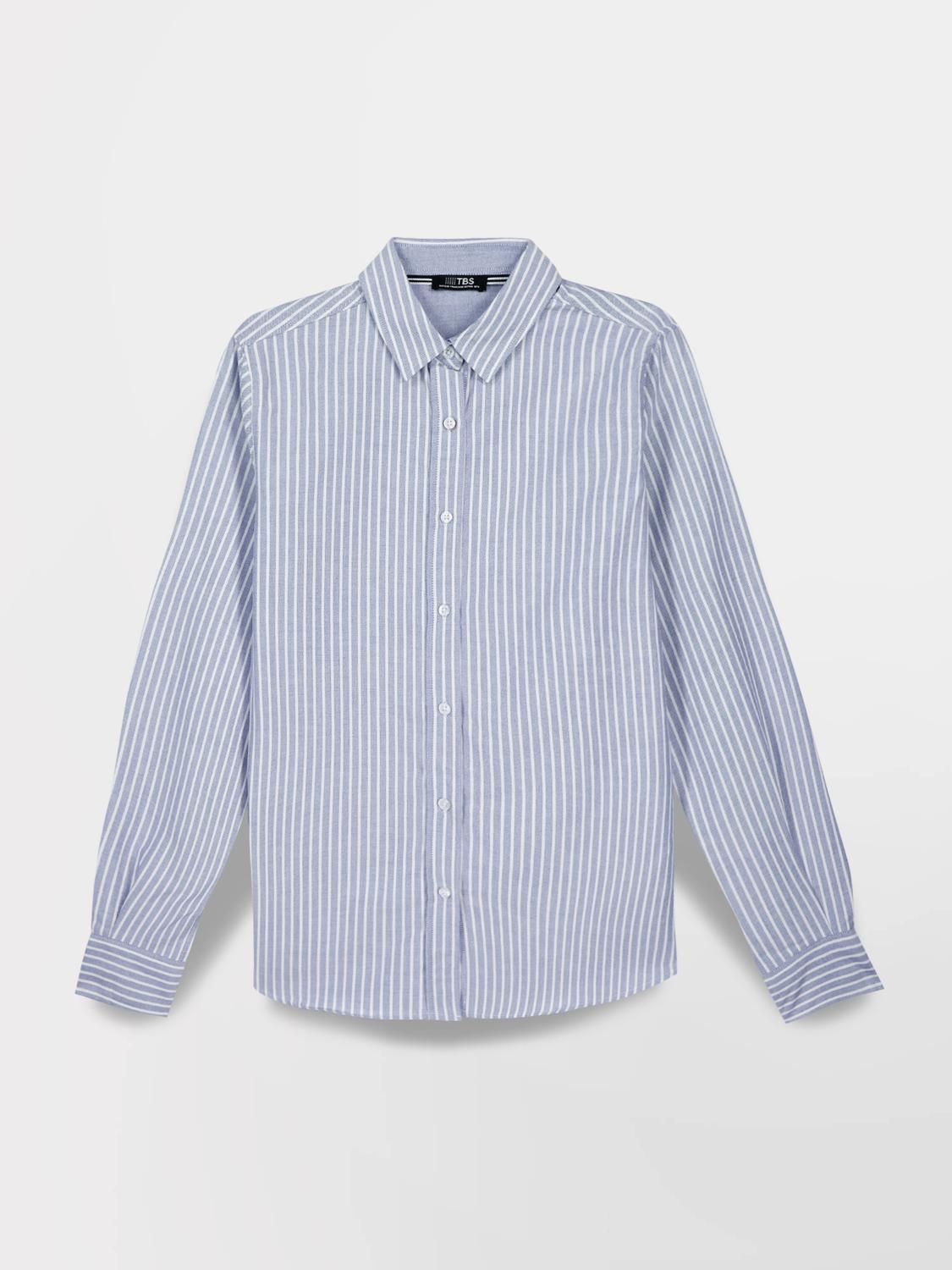 Chemise Chambray Manches Longues Bleu ROZZICHE Chemise Chambray Manches Longues Bleu ROZZICHE